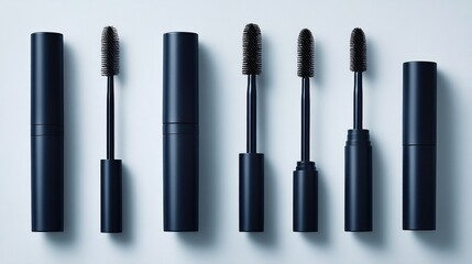 Dark mascara tubes