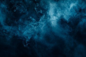 Obraz premium A blue sky with smoke in the background