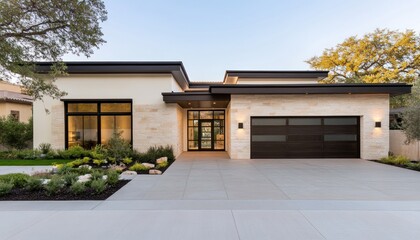 Modern house architecture real estate