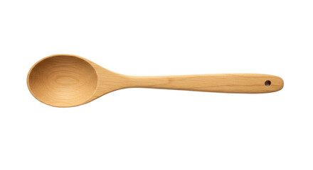 Isolated Wooden Cooking Spoon