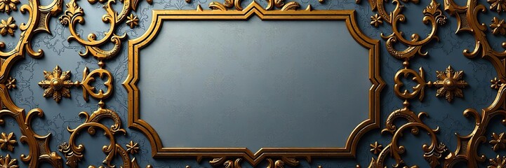 Symmetrical arabian style abstract vector background with emboss geometric shapes and shadow,  pattern,  emboss