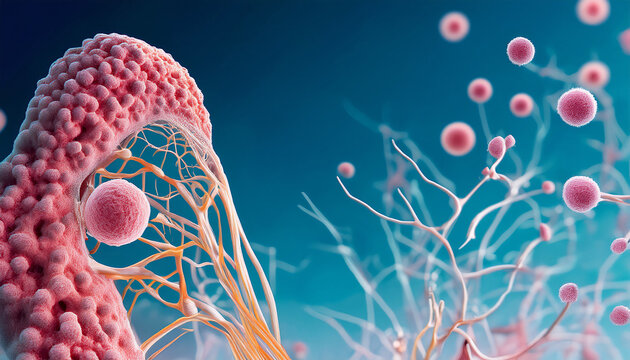 Firefly Scleroderma collagen overproduction and fibrosis. .Emphasize the negative space on the left  (1)