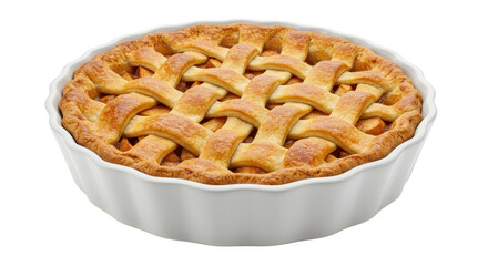 Isolated Apple Pie