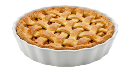 Isolated Apple Pie