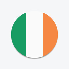 Ireland Flag Sphere Vector