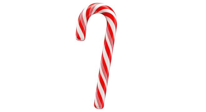 Isolated Candy Cane