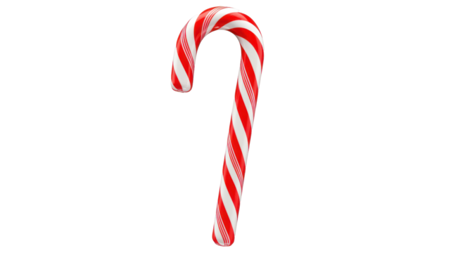Isolated Candy Cane
