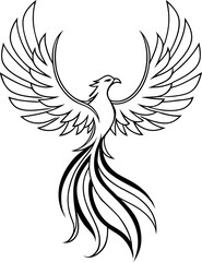 eagle vector, vector illustration of an eagle