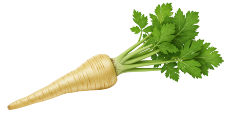 Isolated Parsnip Vegetable