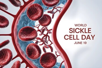 Fototapeta premium World Sickle Cell Day – Raising Awareness on June 19