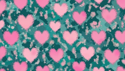 Love concept colorful heart digital design