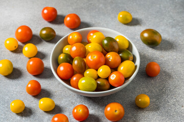 Organic Colorful Heirloom Cherry Tomatoes