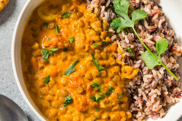 Indian Homemade Coconut Lentil Curry