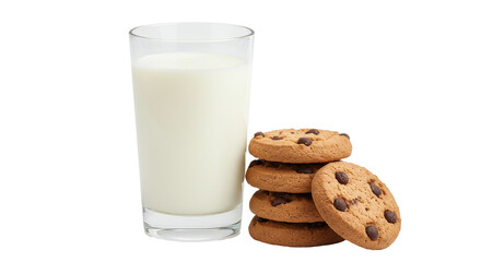 Isolated Milk and Cookies