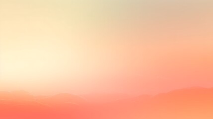 Fototapeta premium Abstract Pastel Landscape with Soft Hills and Gradient Sky