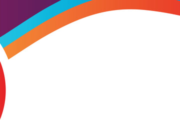 Abstract Background Design with Multi-Colored Curves