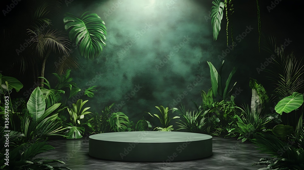 Poster 3d rendering image illustration of empty space