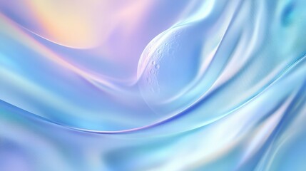 Fototapeta premium Abstract Light Blue Liquid Flow