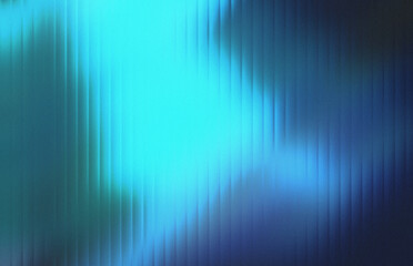 Abstract blue blurred grainy gradient background texture. Digital grain dust soft noise ribbed glass fluted smeared texture effect pattern wallpaper background. Unique and creative.