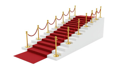 Isolated Red Carpet