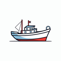 Sailing Adventure Vector Illustration