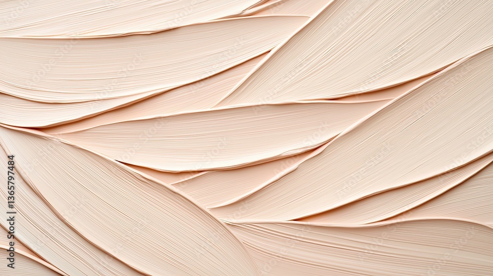 Poster Textured Clay Surface Illustration with Delicate Layers and Soft Color Tones for Artistic and Creative Projects