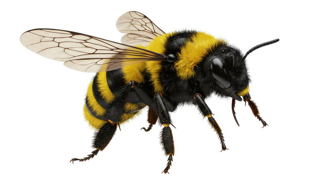 Isolated Bumblebee - Powered by Adobe