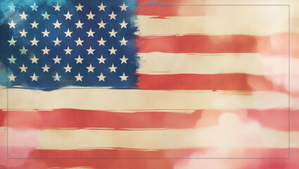 stylized usa flag background
