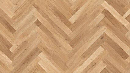 Light parquet wood texture in herringbone pattern for modern interior design