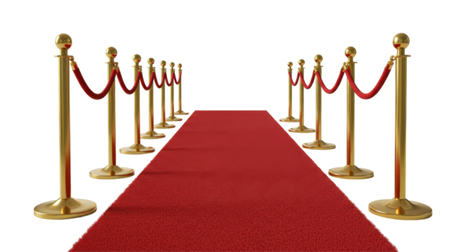 Isolated Red Carpet Event