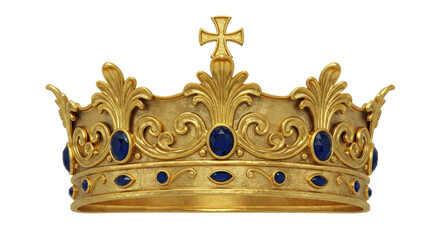 Isolated Gold Crown