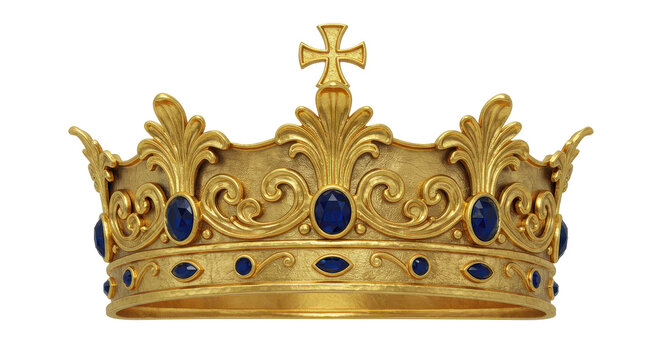 Isolated Gold Crown