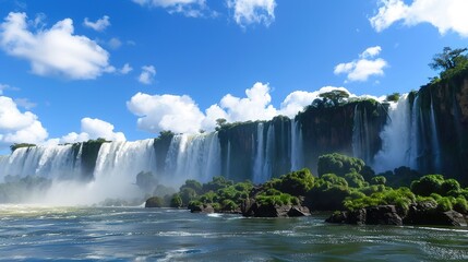 Iguazu Falls: The Majestic Natural Wonder at the Brazil - Argentina Border 