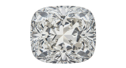 Isolated Cushion Cut Diamond