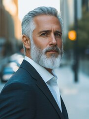 Businessman Santa Claus