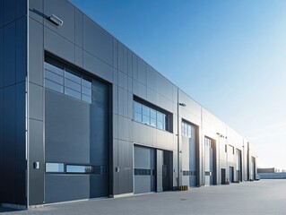 Obraz premium Industrial Building Complex