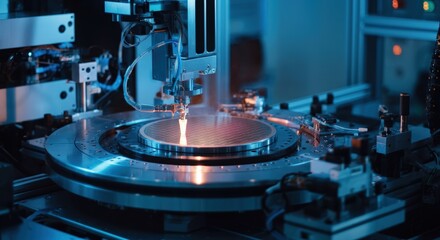 Advanced machinery in a semiconductor manufacturing process