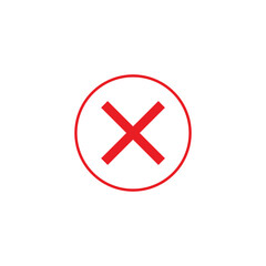 check and  cancel illustration icon