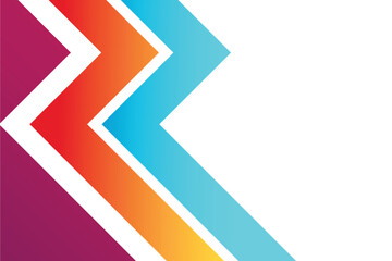 Abstract Colorful Diagonal Shapes