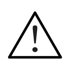 Warning danger triangle icon in line set isolated on white background hazardous vector apps and website material symbol in trendy style. Globally Harmonized System All classes caution in eps 10.