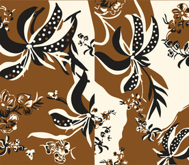 Big flower,Seamless watercolor floral pattern, Flowers patterns. Seamless floral backdrop, floral seamless pattern,