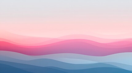 Abstract pastel color waves background with pink and blue shades