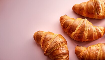 close up of croissant 