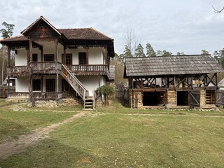 Timeless Charm: Old Houses, Windmill, and Watermill 