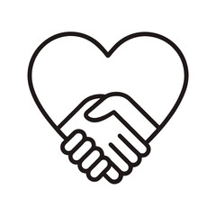 handshake vector illustration