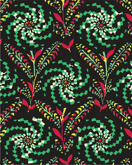 Big flower,Seamless watercolor floral pattern, Flowers patterns. Seamless floral backdrop, floral seamless pattern,