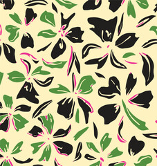 Big flower,Seamless watercolor floral pattern, Flowers patterns. Seamless floral backdrop, floral seamless pattern,