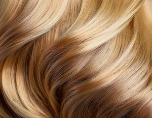 Naklejka premium shimmering blonde hair texture in detail