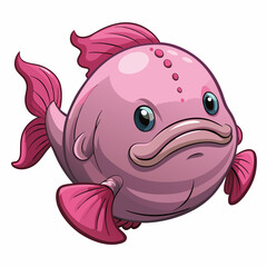 Blobfish Vector Graphic Design File - Unique and Fun Illustration for Your Projects