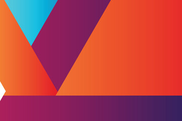 Abstract Colorful Triangles Background
